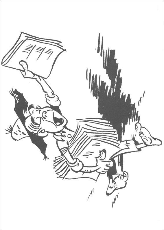 Plansa de colorat cu Lucky Luke 31 25